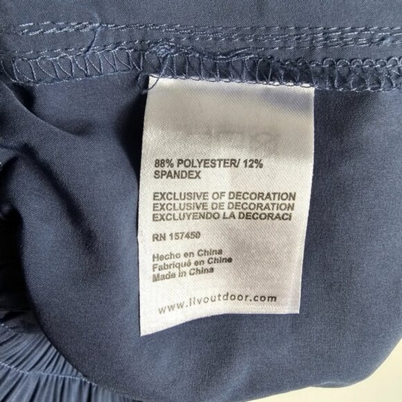 Life Integrity Earth Blue Athletic Shorts Elastic Waist - Picture 6 of 9